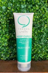 Nov Keep Curly Crema de Peinar Rulos y Ondas, Nutritiva, sin Enjuague