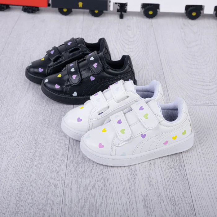 Zapatillas Cora Nena Ecocuero Durabilidad Estilo Corazones Velcro Calidad