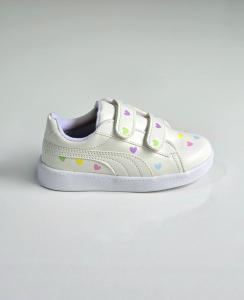 Zapatillas Cora Nena Ecocuero Durabilidad Estilo Corazones Velcro Calidad - Miniatura 4