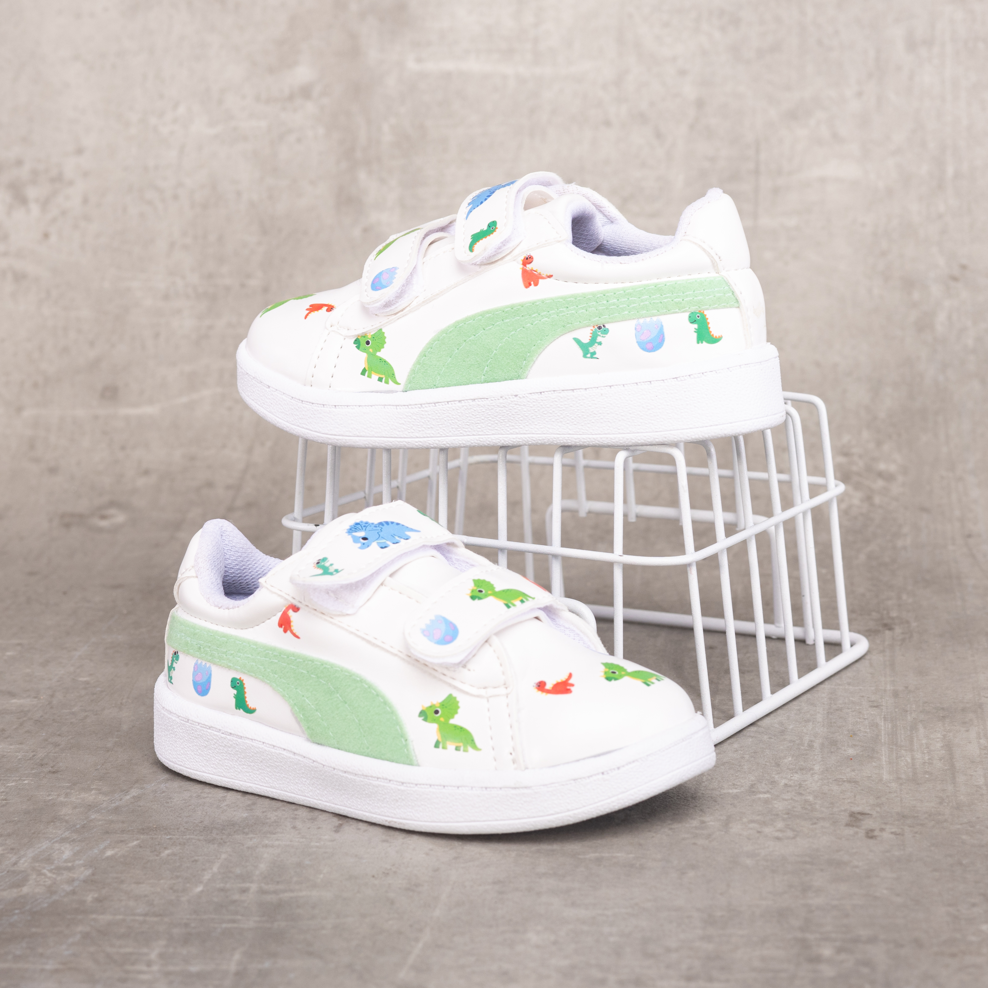 Calzados Zapatillas Infantiles Niños Dino Modernas Cómodas Doble Abrojo - VS249803.jpg