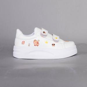Zapatillas Capybara Nene Nena Clásicas Modernas Blancas Cómodas Livianas - Miniatura 3