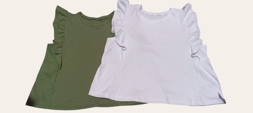 Musculosa con Volado Jersey Algodon - Imagen 2