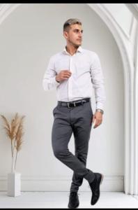 Pantalones Corte Chino - Miniatura 2