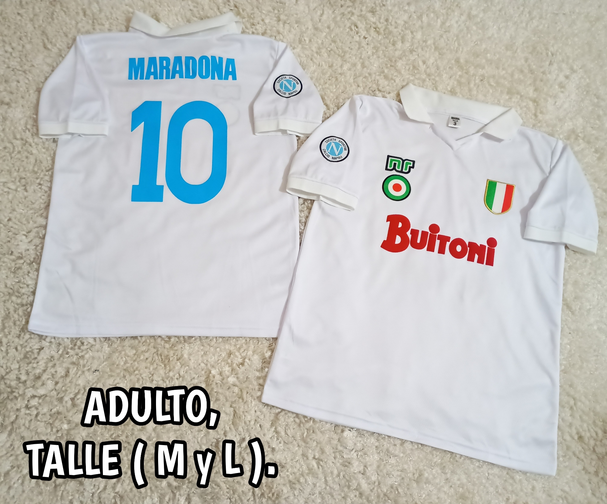 Camiseta Retro  Napoli  Temporada 1986_1987 - Imagen 4