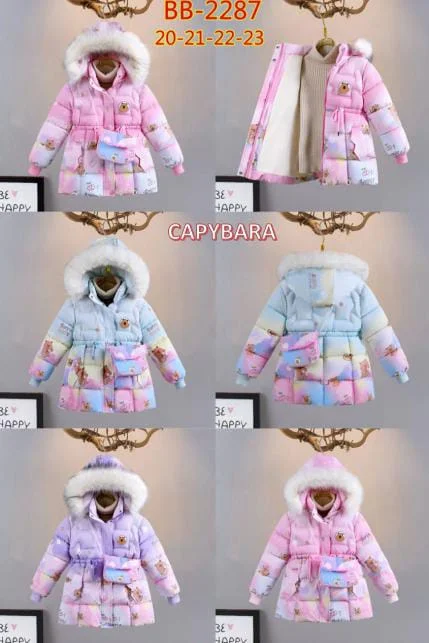 Campera Importada Abrigo Camperon Capibara con Cartera Nena la Tienda de Yuyu