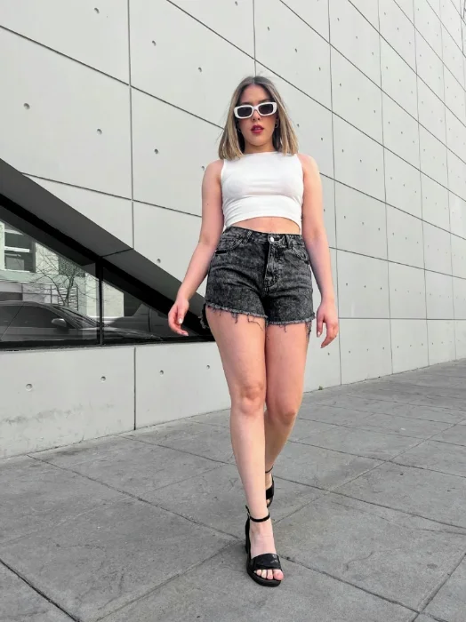 Short Gris Nevado  Desflecado