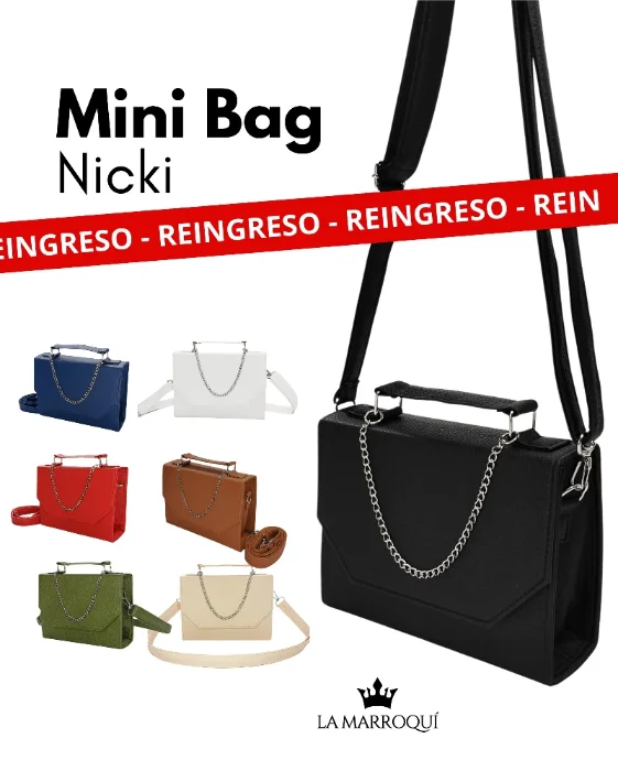 Mini Bag Nicki Eco Cuero Charol