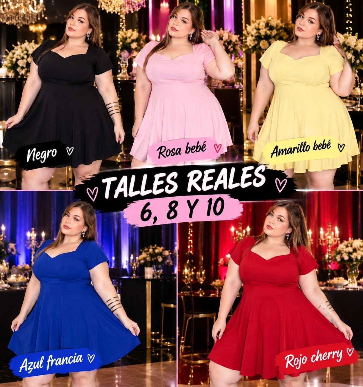 Vestido de Fiesta 6, 8 y 10 Grandes Reales - Imagen 2