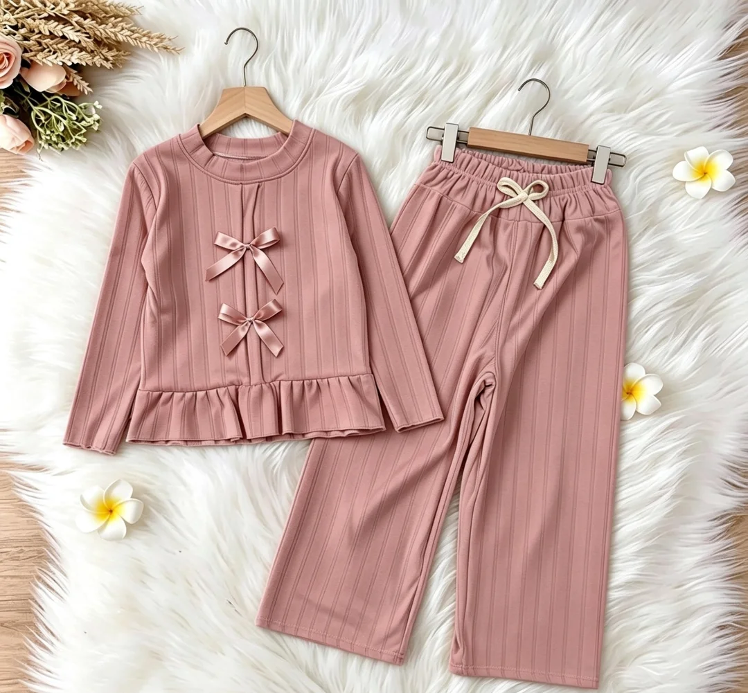 Conjunto Coquette Nena Darlon Morley Frizado Elastizado - Imagen 2