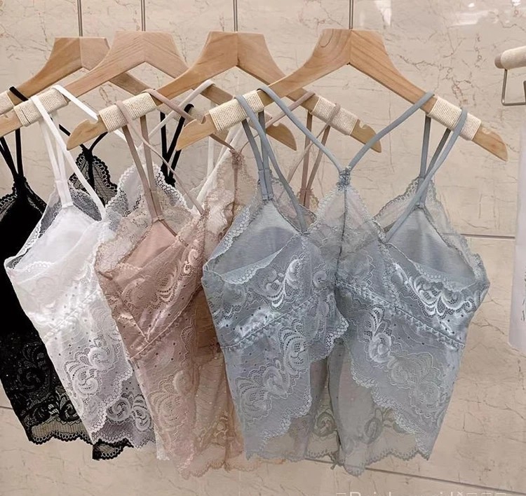 Bralette Largo con Encaje - Imagen 3