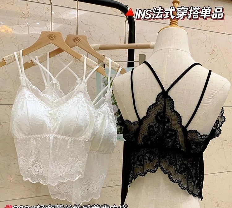 Bralette Largo con Encaje - Imagen 2