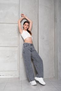 'art. 472-2' 36 al 44  Maxi Baggy + Gris Arenado "trend" - Miniatura 2