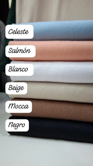 Remera Basica X Talle Cuello Redondo - Modal Viscosa