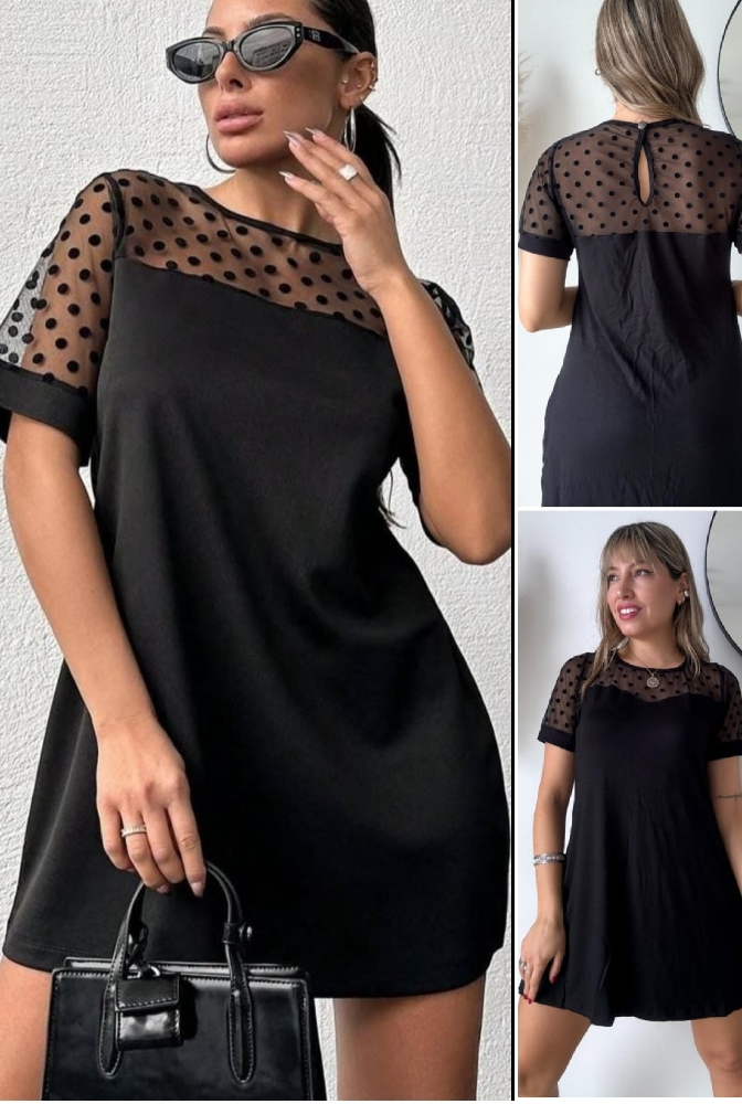 Vestido C/ Tul Lunar + Bolsillo - Imagen 2