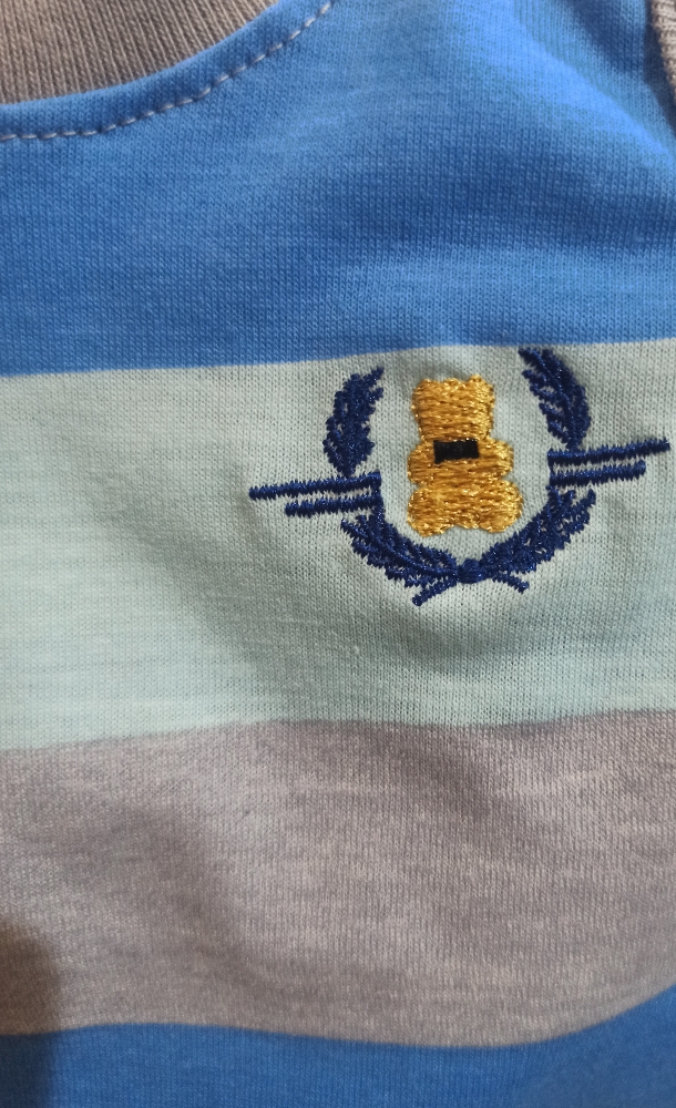 Remera Rayadas Bebé Osito - Imagen 2