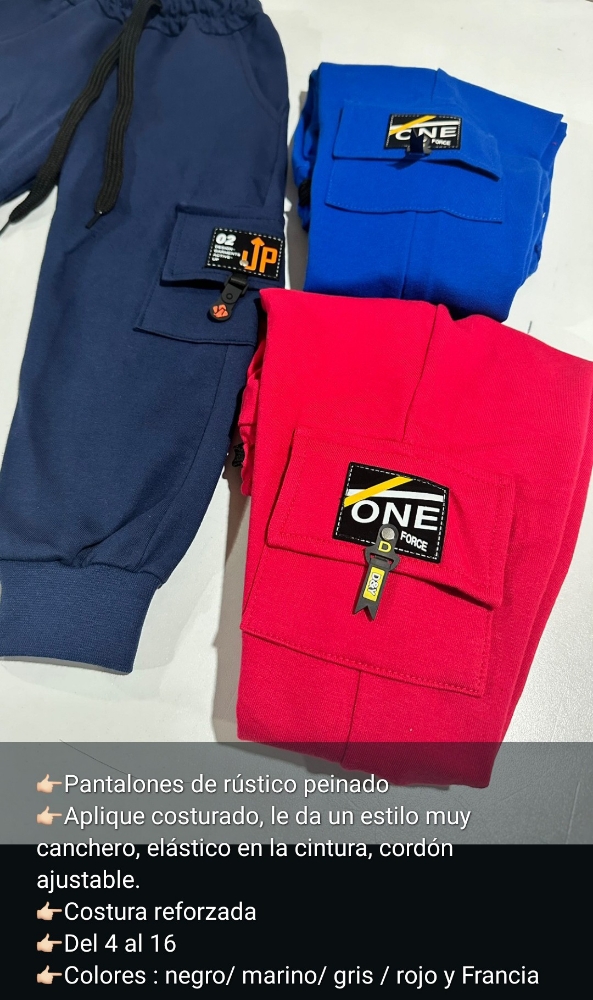 Pantalon Cargo en Rustico Peinado Calidad Premiun (no Es Cardado, Telas de Calidad! - Imagen 3