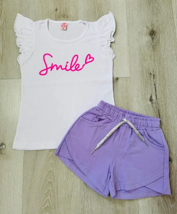 Musculosa con Doble Volado Mod Smyle en Algodón Peinado Calidad Premium