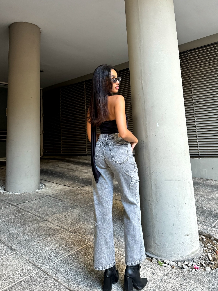 Baggy Jeans "filipinas" C/ Parches Estrella - Imagen 3