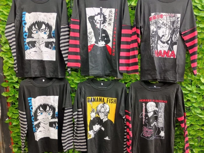 Liquidación Remeras Anime Manga Larga
