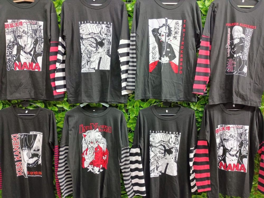 Liquidación Remeras Anime Manga Larga - Imagen 2