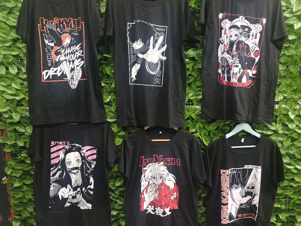 Liquidación Remeras Anime Algodón Peinado - Imagen 2