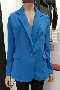 Blazer Crep Sastrero con Fricelina - Miniatura 2