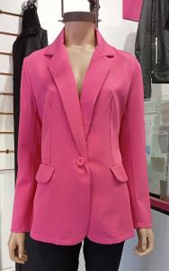 Blazer Crep Sastrero con Fricelina - Miniatura 3
