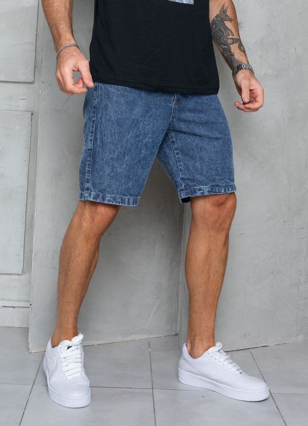 Bermudas Jeans Mom Rigidas - Imagen 4