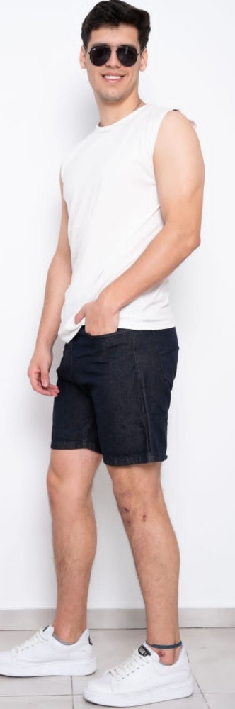 Bermudas Jeans Corte Clasico Rigidas Oxido - Imagen 2