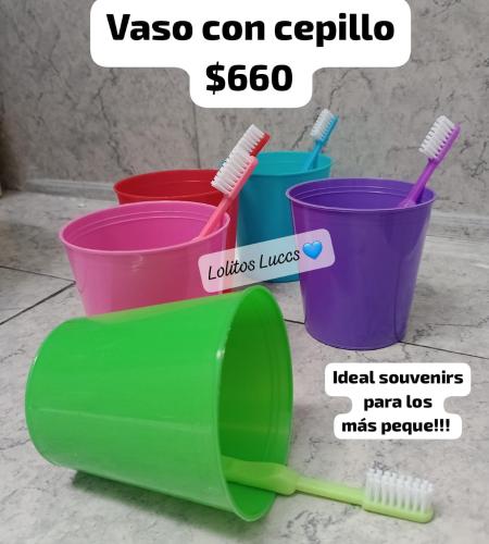 Vaso con Cepillo