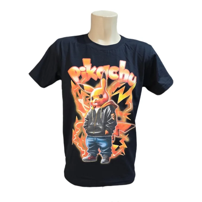 Remera Basica de (picachu)