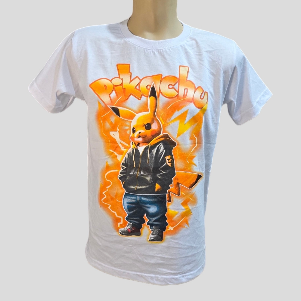 Remera Basica de (picachu) - Imagen 2