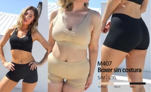 Art. M407 Boxer sin Costura Www.lenceriamonique.com