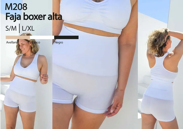 Art. M208 Boxer Faja Modelador.  Lenceriamonique.com