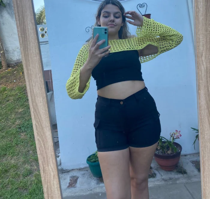 Short de Bengalina con Cargo