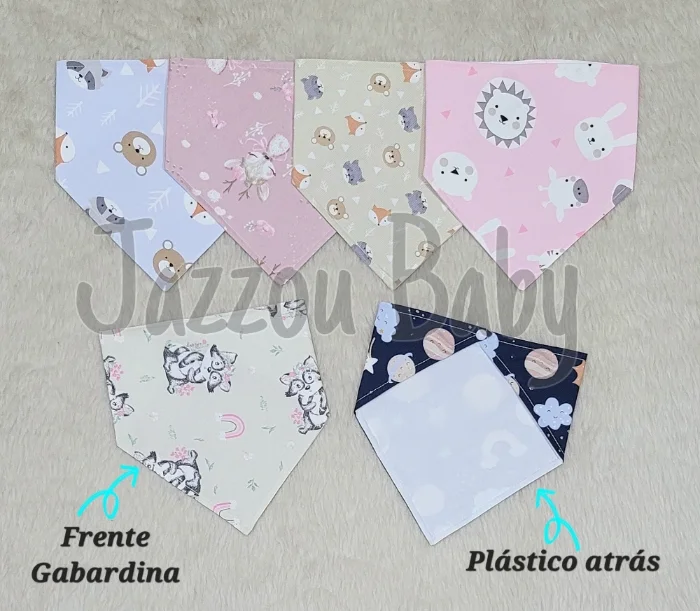 Bandanas con Plástico Atrás