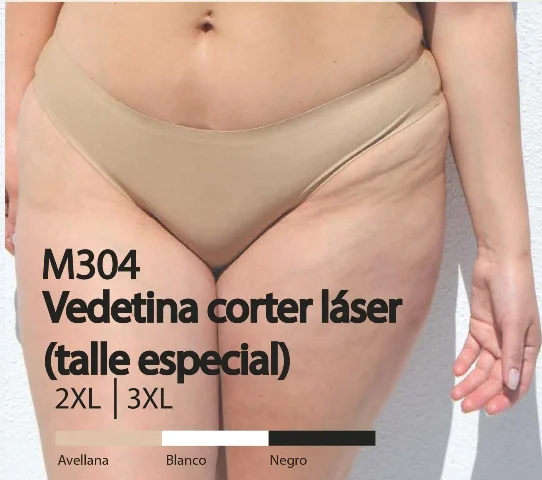 Vedetina Corte Laser Talles Especiales. Www.lenceriamonique.com