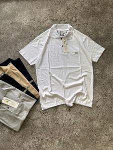 Chomba Lacoste Algodón Peinado Bordadas
