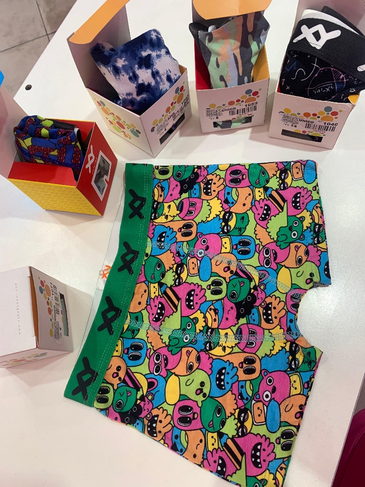 1099 Xy Boxers de Nene Algodón Estampados - Imagen 3