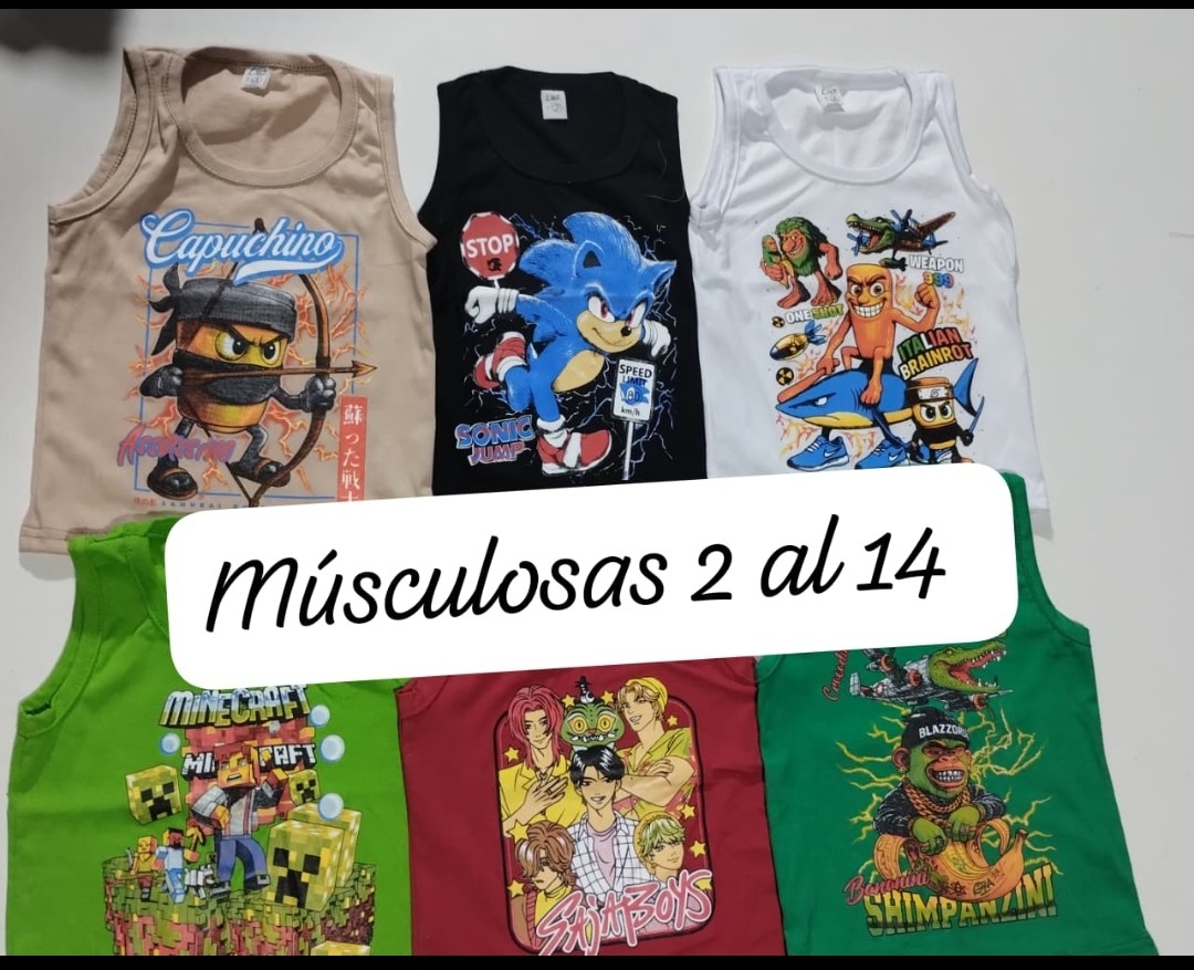 Musculosas de Niños - Imagen 8