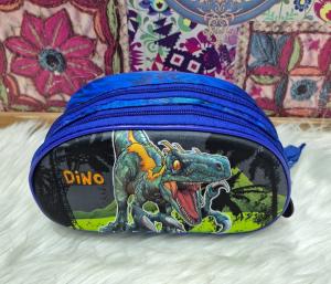 Cartuchera de Dos Cierres con Detalles en 3d Extra Calidad - Miniatura 4
