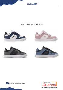 Zapaptilla Colegial Jaguar Art 535 (27 al 33)