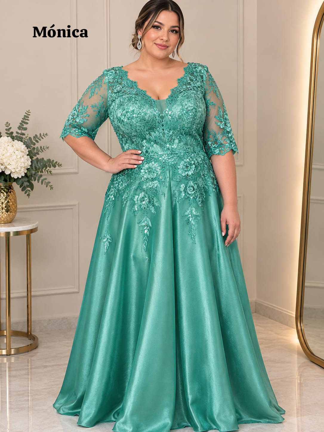 Vestidos de Fiestas  Talla Especial - Imagen 4