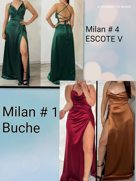 Vestido Milán # 4 y # 1
