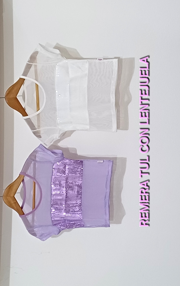 Remera Tul con Lentfjuela - Imagen 3