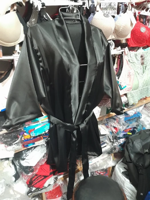 Bata Manga Corta de Coton Satén  y Razo