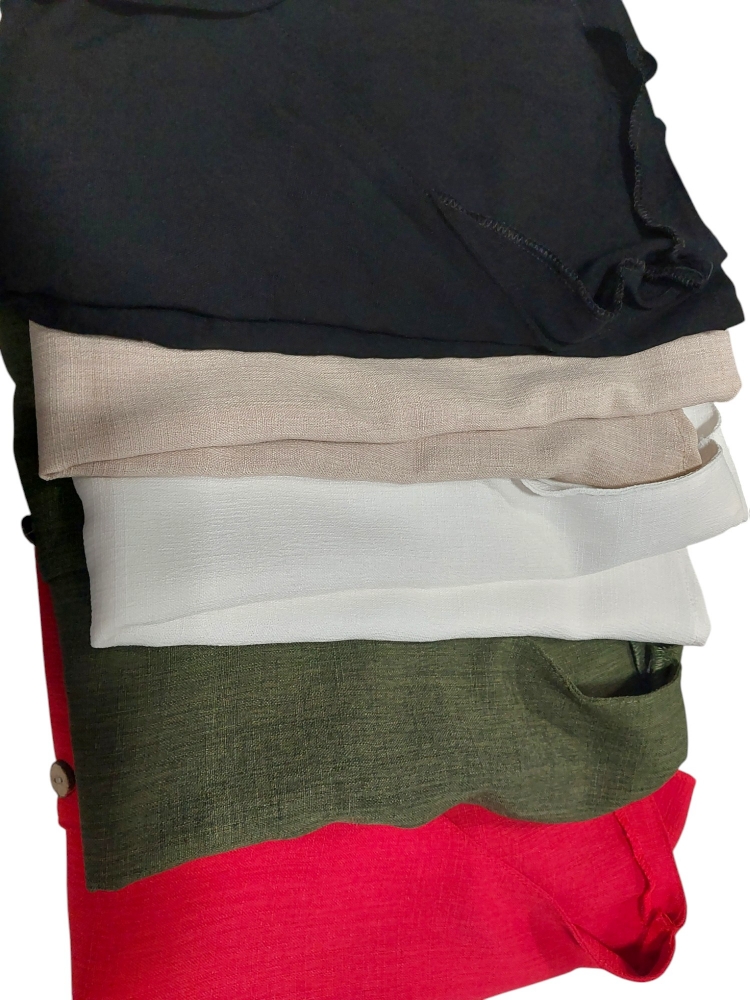 Remera Estllo Camisa Lino Sastrero - Imagen 2