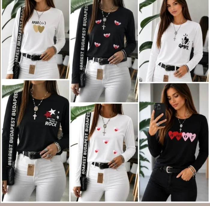 Camiseta Estampadas Algodon