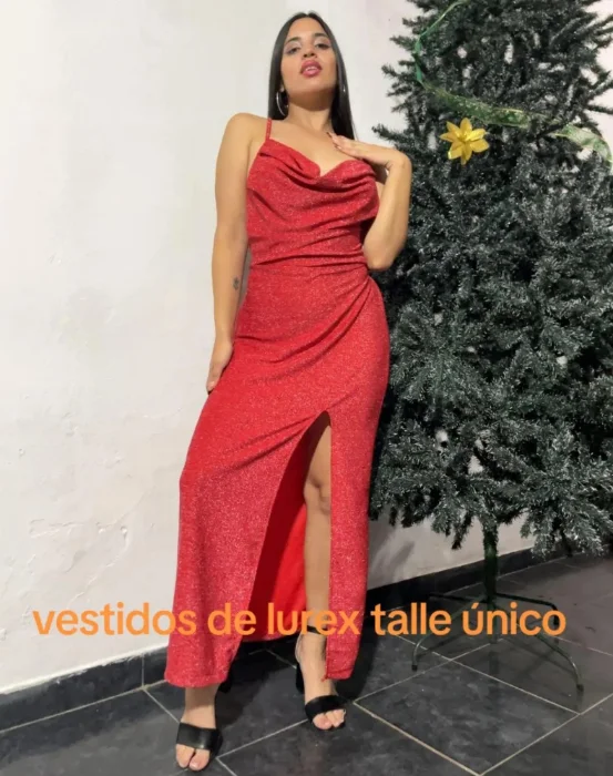 Vestidos de Lurex Largo