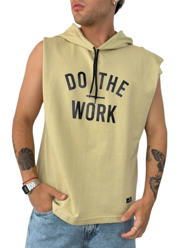 Musculosa Overzice  Rústico con Capucha - Imagen 2